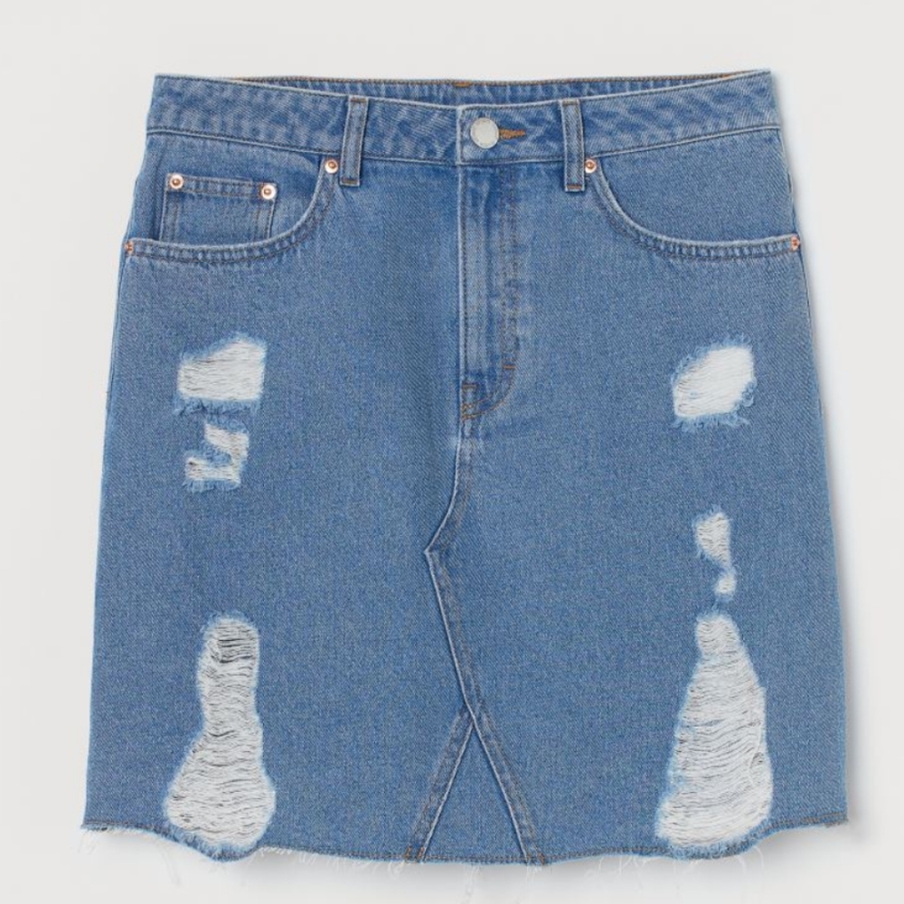 H&M Denim Mini Skirt